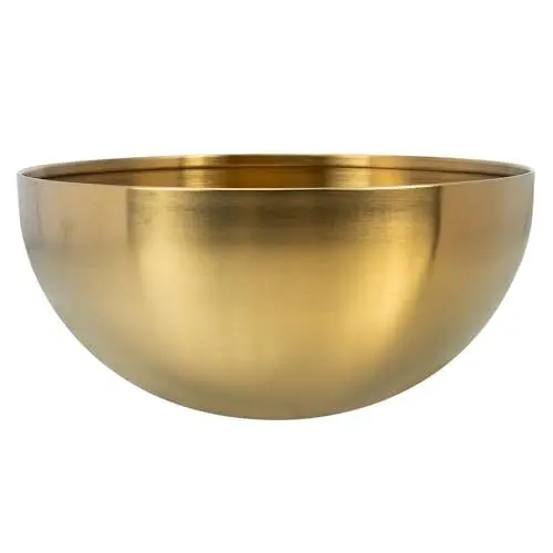 Produktbild: Operitacx Edelstahl-R¨¹hrsch¨¹ssel, 15 cm kleine Edelstahlsch¨¹ssel, Suppen-M¨¹slisch¨¹sseln, Salatsch¨¹sseln, koreanische Suppe, Reis, Nudeln, Ramensch¨¹ssel, K¨¹che, Lebensmittelbeh?lter, goldfarben