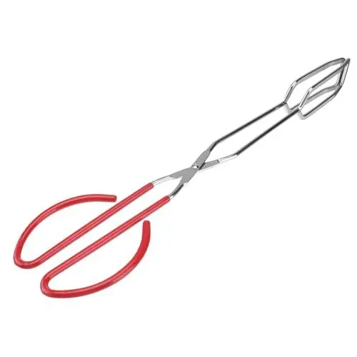 Produktbild: Operitacx Gartennabber Scherenzange Grill Küchenscherenzange Kaminholzgreifer Lagerofen Vorspeise Zange Holzkohle-clip-klemme Grillklemme Grillzangen Mülleimer Müllzange Lebensmittel Camping