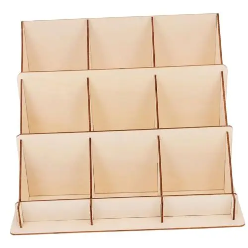 Produktbild: Operitacx Stabiler Kartenständer Aus Holz Schreibtisch-postkartenhalter Einzelhandels-displayständer Kunsthandwerks-display Visitenkarten-organizer