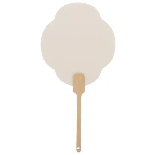 Produktbild: Operitacx Materialpaket zur Herstellung von Lackfächern große Fans DIY-Graffiti-Fans Handgemachte Lackfächer Bastelset für Lackfächer Blanko-Papier-Fans Fans von Hochzeitsprogrammen Holz