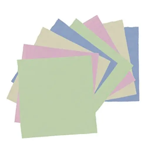 Produktbild: Operitacx Putzlappen Mikrofaser-Reinigungstuch Mikrofaser-Reinigungstuch 100 - Für Brillen Sonnenbrillen Kameralinsen Handys 17. 5X14. 5Cm (Grün Pink Gelb/25)