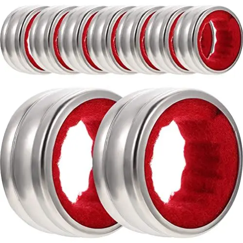 Produktbild: 9 StüCk Edelstahl Weintropfstopp, TropfenfäNger Weinflasche Ring, Tropfring FüR Weinflaschen, Auslaufsicherer Weinflaschen Tropfkragen, Perfekt FüR Haushalt Und Partys