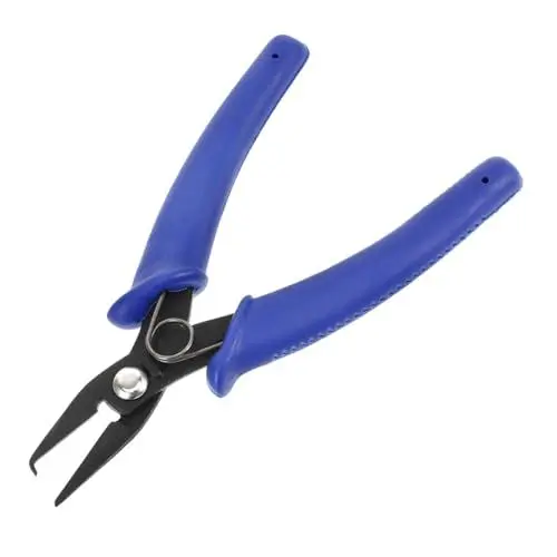 Produktbild: Operitacx Schmuckzange DIY Werkzeug Bastelwerkzeug Schmuckherstellungswerkzeug Handwerksmaterial Juwelierwerkzeug Schmuckwerkzeug DIY-Schneidezange für Handarbeit DIY-Tool Kohlenstoffstahl