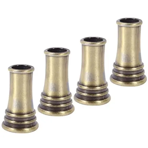 Produktbild: Operitacx Desktop-Zubehör 4Pcs Desktop-Stifthalter Stift Feste Steckdosen Stiftaufbewahrungsständer Einloch-Stifthalter Stiftaufbewahrungsbasis Für Home Office Golden Bürozubehör