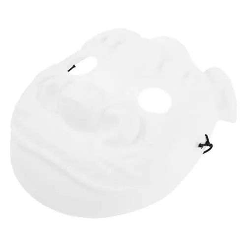 Produktbild: Operitacx Tiermaske Bemalbare Pvc Masken Leere Pvc Masken Partymaske Dekormasken Für Erwachsene Pvc Malmasken Partymasken Halloween Maskenstütze Leere Masken Für DIY Leere