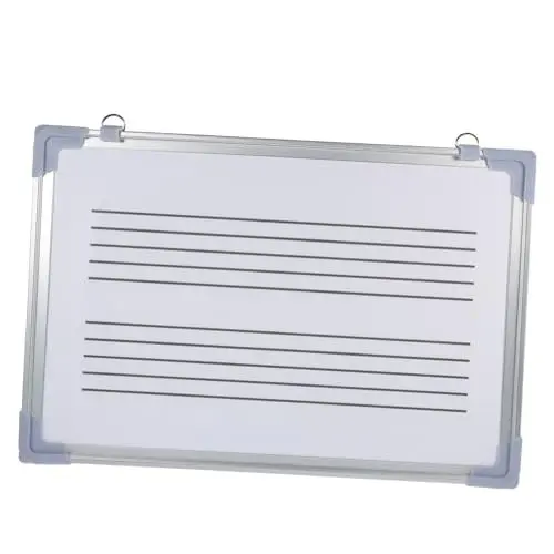 Produktbild: Operitacx Whiteboard Für Mitarbeiter Klavier-whiteboard Whiteboards Mit Trocken Abwischbarem Personal Notentafel Doppelseitiges Musik-whiteboard Musiknotiztafel Hängend Student Radiergummi