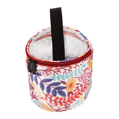 Produktbild: Operitacx Aufbewahrungstasche für Stricksets Garn-organizer Nähtasche Im Retro-stil mit Reißverschluss für Häkler