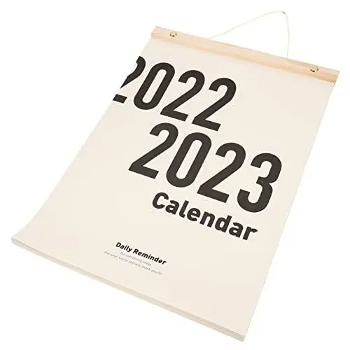 Produktbild: Operitacx einfacher Wandkalender 18 Monats-Wandkalender planer tischkalender schreibtisch calendar Wohnkultur Bürodekoration monatlich Hängekalender 2023 Papier