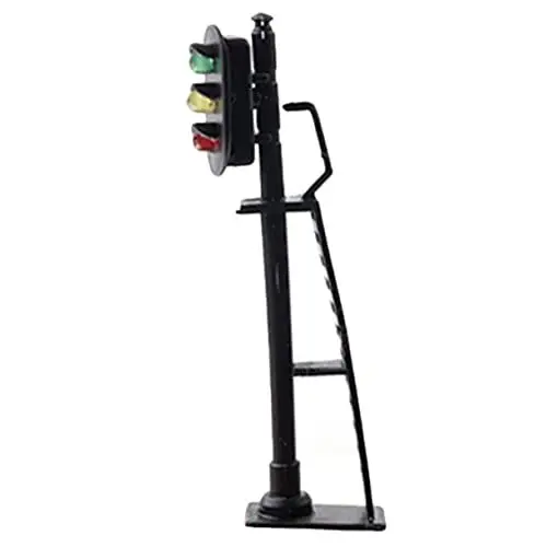 Produktbild: Operitacx modellbahn Lichter Mini-Simulationslichtmodell Szenendekor scheibengardinen Modelle Sand Tischdeko Lampe Signallicht-Modell Puppenhaus Ampel Beleuchtung Sandkasten