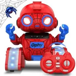 Produktbild: Ophy Roboter Kinder Spielzeug Spider, wiederaufladbar und projizierbar, RC-Roboter mit LED-Augen und Musik, RC-Spielzeug Monster mit Gestensensor für ab3 4 5 6 7 8Jahre Jungenund Mädchen Geschenk Rot