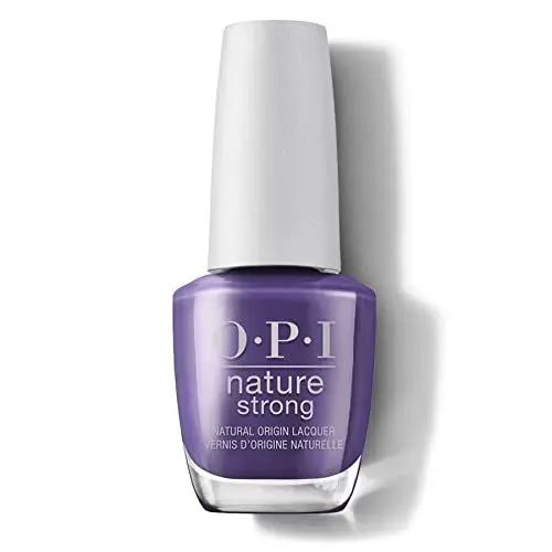Produktbild: OPI Nature Strong Nagellack A Great Fig World – langanhaltender Nagellack mit veganer, innovativer Formel mit natürlichen Inhaltsstoffen – für glänzende Nägel in Dunkelviolett