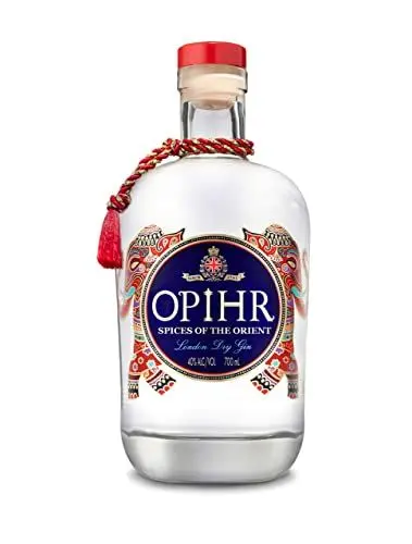 Produktbild: Opihr Spices of the Orient Dry Gin - mit erlesenen Gewürzen wie schwarzer Pfeffer aus Indien, Kubeben-Pfeffer aus Indonesien und Koriander aus Marokko (1 x 0,7l)