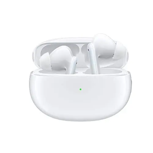 Produktbild: OPPO Enco X kabellose In-Ear Kopfhörer, Bluetooth 5.2, hybrid Geräuschunterdrückung, Android und iOS-kompatibel, kabelloses Laden. Inkl. Ladecase, weiß