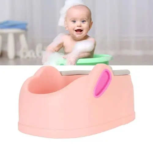 Produktbild: OPPWONG Baby-Badewanne, Tragbares Baby-Po-Waschbecken, Baby-Badewanne, Säuglingsbadewanne, Neugeborenen-Badewanne, Kleinkind-Badewanne mit Weichem Kissen für Neugeborene, Kleinkinder,