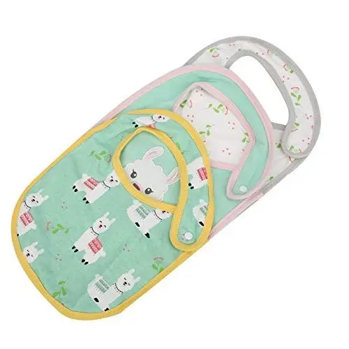 Produktbild: OPPWONG Baby-Lätzchen Zum Sabbern und Zahnen, 3 Stück, Baumwolle, Kleinkind-Lätzchen, Baby-Lätzchen, Sabber-Lätzchen, Baby-Sabber-Lätzchen, Beißlätzchen für 3–24 Monate Alte Babys