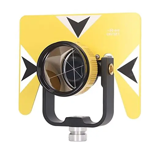 Produktbild: OPPWONG Einzelneigungsprisma-Set, Mini-Prismensystem, Versetzte Totalstationen, Vermessung, 64 Mm Effektiver Durchmesser, Kreisförmiges Prisma, Linse, Glas, Kameraprisma für Fotografie,