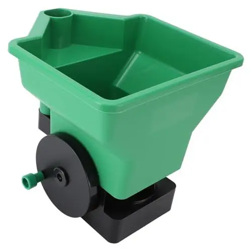 Produktbild: OPPWONG Samenstreuer, 3 L, Handstreuer, Pflanzwerkzeug, Düngerstreuer, Handstreuer für Rasen, Manueller Düngerstreuer, Gartenbedarf für Saatgut, Dünger, Salz, 9,4 X 9,1 X 8,3 Zoll