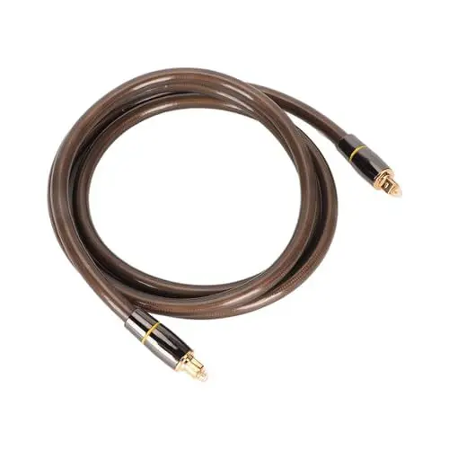 Produktbild: Optischer Audio-Adapter, Digitales Optisches Glasfaser-Soundkabel, Professionell, Plug-and-Play, Glasfaserkabel, Optisches Soundkabel für Lautsprecher, Heimkino-System (1,5 m/4,9