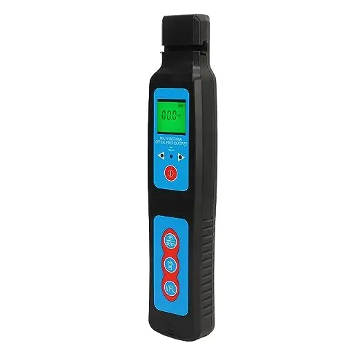 Produktbild: Optischer Fasertester, Faseridentifikator, Einfache Bedienung, Tragbare Rote Lichtquelle, Richtungstest 800–1700 Nm, 270 Hz, 1 KHz, 2 KHz Zur Messung