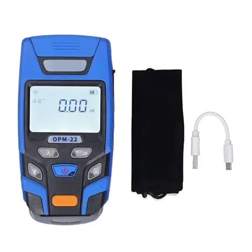 Produktbild: Optischer Leistungsmesser FC SC ST Universalschnittstelle -50-26 DBm Netzwerkleitungssequenztest-Fasertester mit Integriertem 2-MW-visuellen Fehlerorter