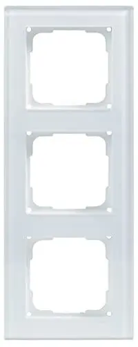 Produktbild: Opus 512.303.37, polarweiß FUSION G-Rahmen 3-f, pw Glas