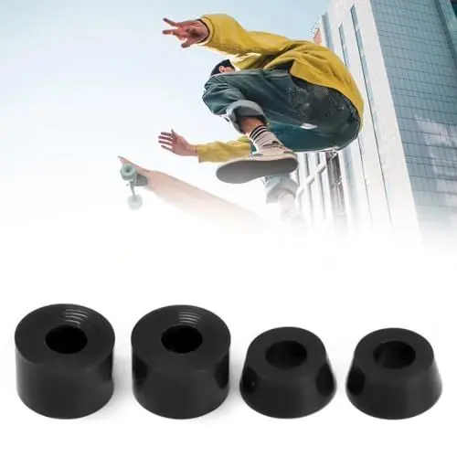 Produktbild: OQKAHIV Skateboard Buchsen Set - 4 Stück Lenkgummis Standard Cylinder für Truck, Longboard-Zubehör Ersatzteile Cups, beste Skateboard Bushings zum Austauschen, Perfektes Outdoor-Sport Accessoire!