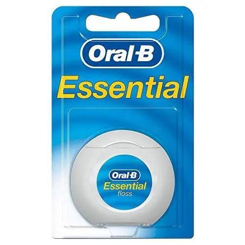 Produktbild: Oral-B Essentialfloss Ungewachst 50m (Zahnseide), 4er Pack (4 X 1 Stück)