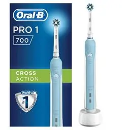 Produktbild: Oral-B Pro700 Vitality elektronische Zahnbürste, mit Crossaction Aufsteckbürste