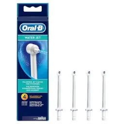 Produktbild: Oral-B WaterJet Ersatzdüsen für Munddusche/Zahnzwischenraumreiniger, 4 Stück, für gründliche Zahnreinigung und Massage des Zahnfleisches