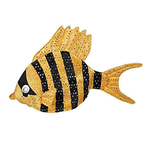 Produktbild: W WIDMANN MILANO Party Fashion - Hut Tropischer Fisch, Plüschhut mit Pailletten, Tierkostüm, Fasching