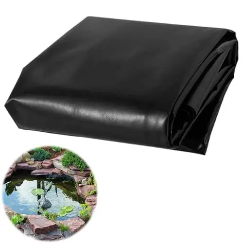 Produktbild: ORANGES 4X9m 7X7m Teichfolie,9X14m 11X 13.0m 12X12m Teichplane Für Gartenteich Folie,Schwimmteich Membran,Brunnen Unterlage,0.12mm HDPE Folien(Size:7X7m)