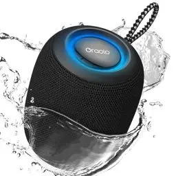 Produktbild: oraolo Tragbarer Bluetooth Lautsprecher, 15W Speaker, Leistungsstark Wasserdicht IPX7 Bluetooth 5.3, Extra aktiver Bass, Freisprecheinrichtung für Zuhause Outdoor Dusche