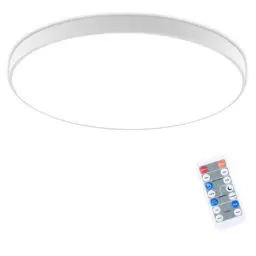 Produktbild: Oraymin LED Deckenlampe mit Radar Bewegungsmelder 24W 2400LM, LED Deckenleuchte mit Fernbedienung, IP54 4000K Lampe mit Bewegungsmelder Innen für Treppe Flur Keller Garage Carport wc, Rund, 30 cm