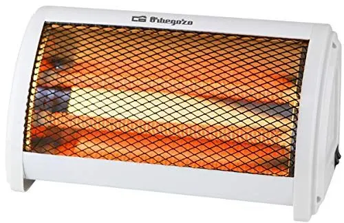 Produktbild: Orbegozo BP 3200 - Keramikheizer, zwei Leistungsstufen, Doppelknopf für den Betrieb, Tragegriff, Umkippschutz, 1000 W
