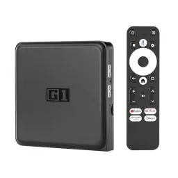 Produktbild: Android TV Box G1 4K HDR Smart Streaming Player 4GB RAM WLAN/WiFi 6 LAN USB | Chromecast | Netflix | Prime Video | Disney+