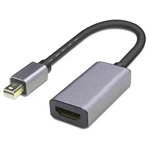 Produktbild: Orbsmart Mini DisplayPort 1.2a auf HDMI 2.0 Adapter - 4K@60Hz (Ultra-HD) & 3D aktiver Adapter | Thunderbolt Mini DP 1.2a to HDMI 2.0 | Signalwander | Kabel | Stecker