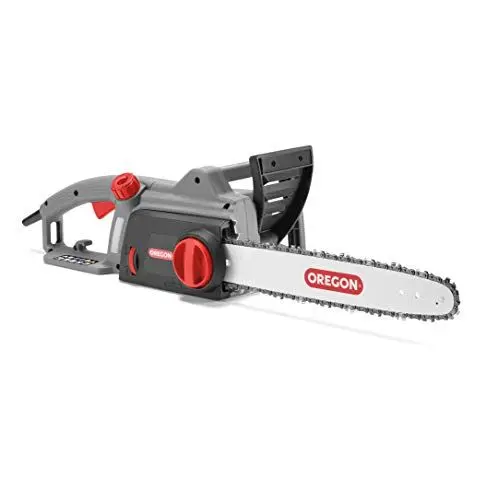 Produktbild: Oregon 1800W Kabelgebundene Elektro-Kettensäge mit 14 Zoll (35 cm) Führungsschiene, ControlCut Sägekette, rückschlagarme Motorsäge, mit automatischem Ölsystem, 3 Jahre Garantie (CS1200)