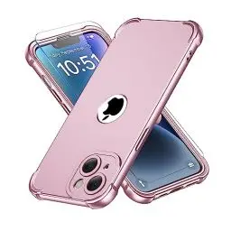 Produktbild: ORETECH für iPhone 15 Plus Hülle, iPhone 14 Plus Hülle, mit (2X Schutzfolie)(Eingebauter Kameraschutz), 360 Grad Ganzkörper Schutzhülle Stoßfest Silikon Hülle Handyhülle iPhone 15/14 Plus 6,7
