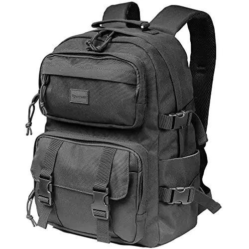Produktbild: Oreunik Schulrucksack Mädchen & Jungen Teenager, Lightweight Rucksack Damen & Herren für Schule, Causal reiserucksack 15 Zoll Laptop Rucksack, Wasserabweisend College Daypack(schwarz)