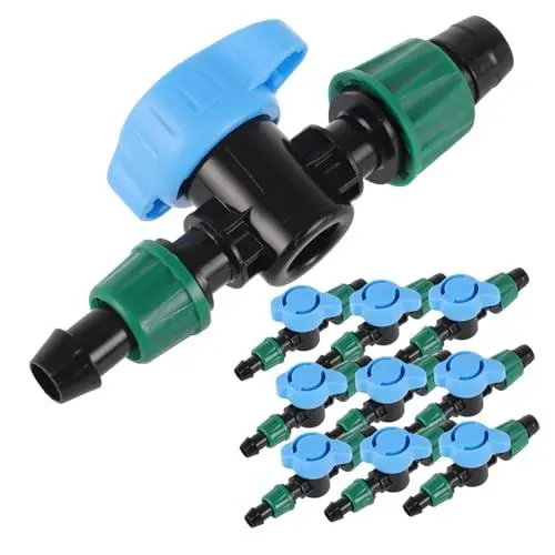 Produktbild: ORFOFE 10St Tropfband dual lock garten geräte tröpfchenbewässerung schlauch bewässerungssysteme drip irrigation wasserspar Tropfventil Bewässerungsventile mit Doppelverschlusskappen Sport