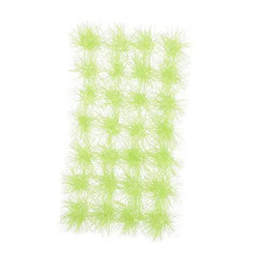 Produktbild: ORFOFE 1 Schachtel Kunstrasen Grasmatte Lebensechtes Gras Gefälschter Grasteppich Künstliches Gartengras Moosdekor Mini-blütentraube Eisenbahngras Künstliches Bastelgras Plastik Green