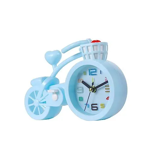 Produktbild: ORFOFE Fahrrad-tischuhr Aus Hochwertigem Kunststoff Schlafzimmerwecker -Dekoration Desktop-Uhr Ohne Batterie Kreatives Design Für Club Bar Hotel Und Arbeitszimmer