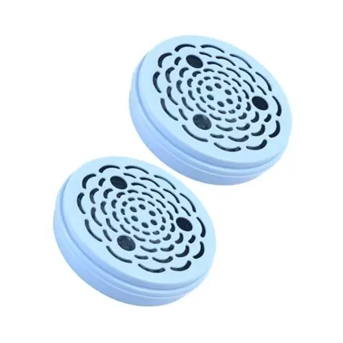 Produktbild: ORFOFE 2Er-Box Safe todsicher schlüsselsafe weihrauchschwenker Weihrauchbehälter runder Behälter mit Deckel Kreis Räucherstäbchenschutz Räuchergefäß mit Deckel Metall Blue