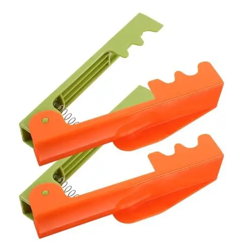 Produktbild: ORFOFE 2St Durchstechzange Blütenstiel Blumendornentferner Kräuterschere Trimmer Dornenentferner gartenwerkzeuge Garten wergzeug Rosenwerkzeuge Dornentferner für Rosenstripper Plastik