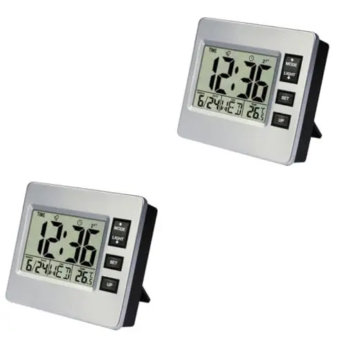 Produktbild: ORFOFE 2 Stücke Digital Wecker Jungen Und Mädchen Uhr Für Schlafzimmer