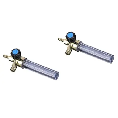 Produktbild: ORFOFE Schutzgas 2st Durchflussmesser Argon Durchflussanzeige Co2-regler Argongasregler Argon-gasflasche Wasserdurchflussmesser Druckminderer Durchflussmesser Co2-messgerät Transparent