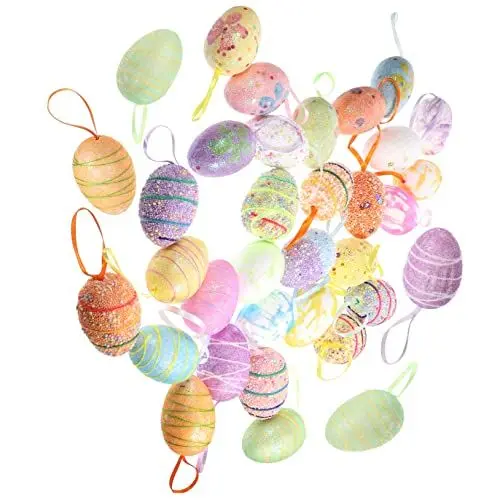 Produktbild: ORFOFE Ostern Ornamente Set 30 Stücke Hängende Für Party Ostern Handwerk Dekorationen
