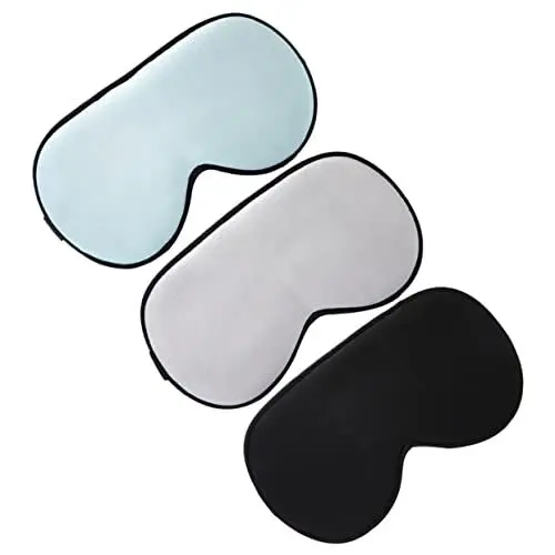 Produktbild: ORFOFE 3St Schlaf-Ruhe-Patch light würfelunterlage bullittrain travelit tripse rennanzug Auge zum Schlafen Augenschutz zum Schlafen Schlafmaske Augenbedeckungen Seide Schlaf-Blackout