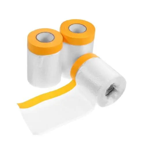 Produktbild: ORFOFE Elegante Funktionale Home Farbe 3 Rollen Von Pre-taped Masking Film Auto Kunststoff Abdeckung Für