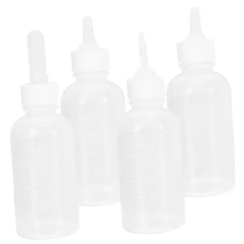 Produktbild: ORFOFE Fütterflaschen-Set 4 Stillflaschen Für Haustiere Für Babys Und Haustiere 120 Ml Kunststoff Leicht Und Tragbar